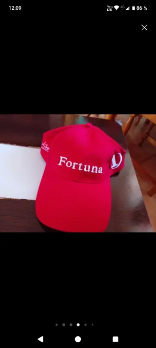 Gorra Fortuna Roja