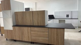 Cocina modular blanca 260 cm
