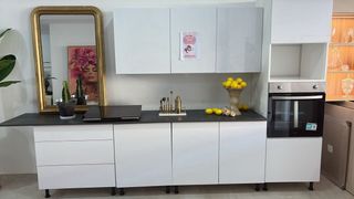 Cocina modular blanca 260 cm