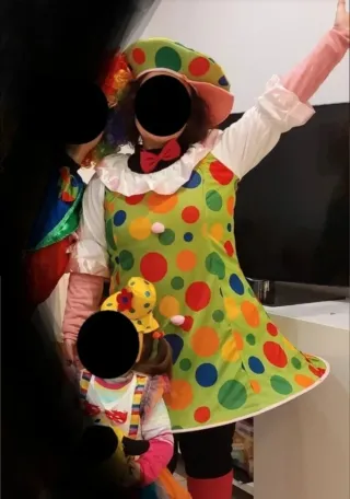 Disfraz Payaso Mujer Talla Única