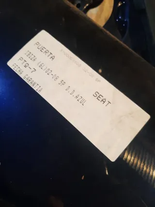 Puerta Seat Ibiza 6L Azul