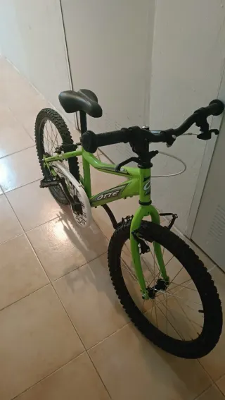 Bicicleta infantil verde