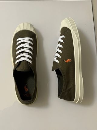 Scarpe Ralph Lauren Tg 43 Verde Oliva