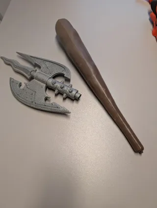 Accesorios Disfraz Diablo, Hacha,Tridente