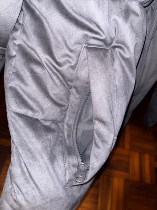 Cazadora Zara gris acolchada