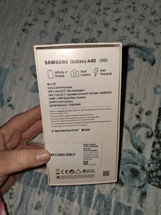 Samsung A40 Nero