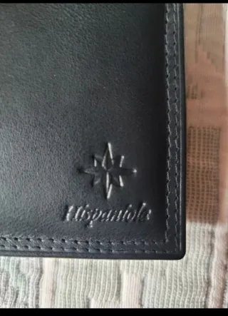 Cartera de piel para caballero