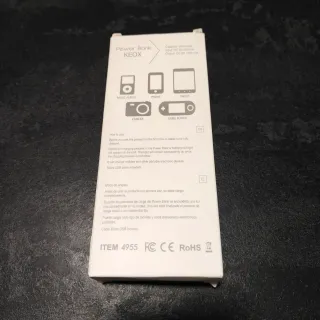 Power Bank Negro 2.000mAh