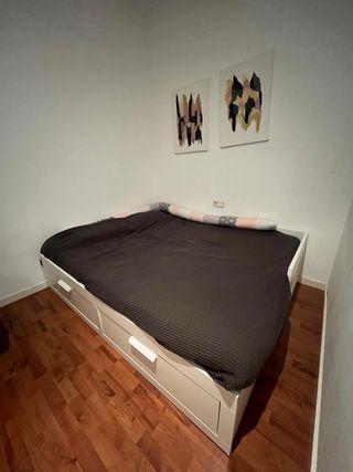 Cama Diván Brimnes con Almacenamiento