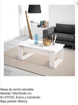 Mesa de centro elevable MOD 19