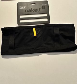 Cinturón Running Naked Talla 4 Negro NUEVO