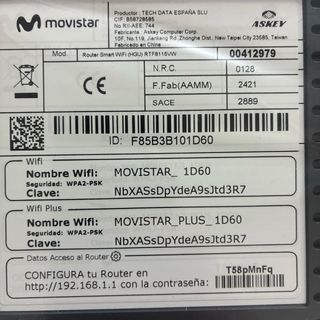 Router Movistar Smart WiFi HGU