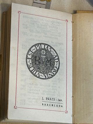 Antiguo Misal de Primera Comunión