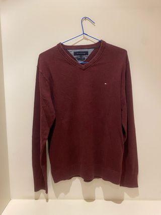 Jersey Tommy Hilfiger Rojo Talla L