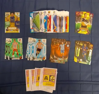 Lote 100 cromos fútbol Panini Adrenalyn XL La Liga