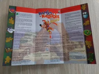 FOLLETO BANJO STORY ESPAÑOL BANJO KAZOOIE N64