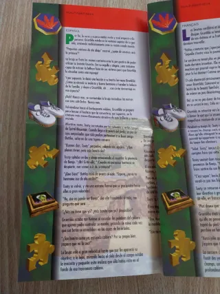 FOLLETO BANJO STORY ESPAÑOL BANJO KAZOOIE N64