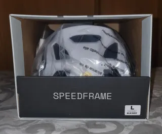 Casco MTB Fox Speedframe Blanco y Negro
