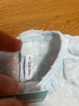 Body bebé plumeti azul