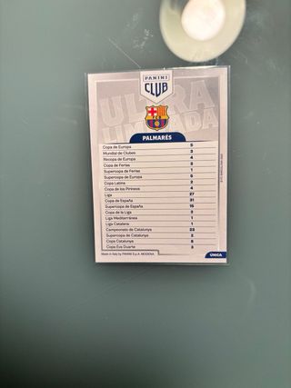 Carta “Ultralimitada” - Panini Club FC Barcelona