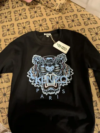 Sudadera Kenzo Tiger Negra Talla M