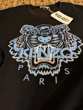 Sudadera Kenzo Tiger Negra Talla M