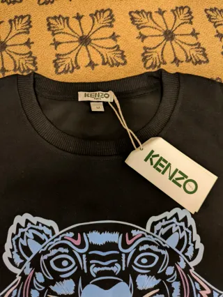 Sudadera Kenzo Tiger Negra Talla M