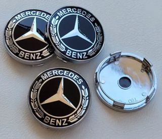 4x Tapas de Cubo Mercedes-Benz 60mm