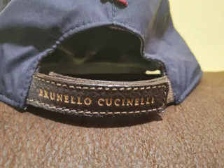 Berretto Brunello Cucinelli Blu Marina taglia M 56cm