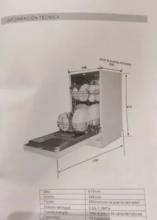 Cesto superior lavavajillas Teka