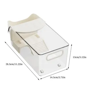 Tortuguera con rampa y comedero