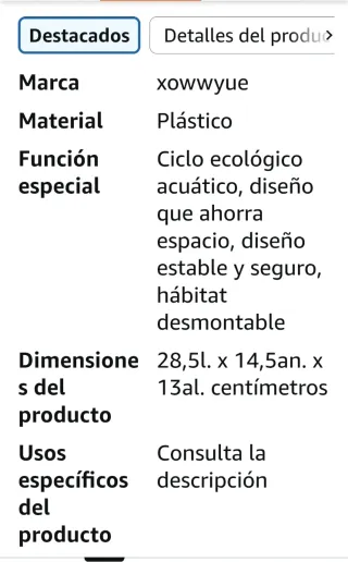 Tortuguera con rampa y comedero