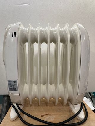 Calentador de aceite blanco