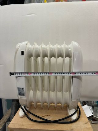 Calentador de aceite blanco