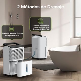 16L/día Deshumidificador Modo AUTO Silencioso