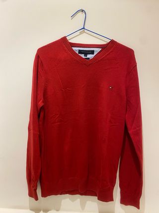 Jersey Tommy Hilfiger Rojo Talla M
