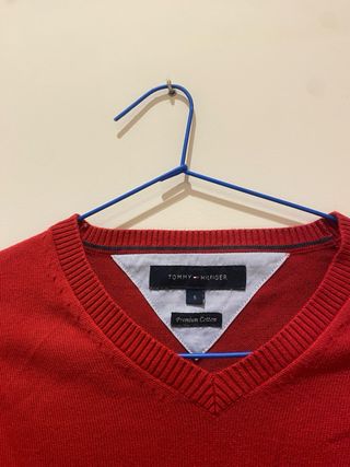 Jersey Tommy Hilfiger Rojo Talla M
