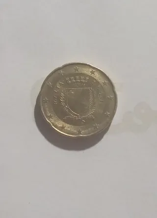 Moneda 20 céntimos Malta 2021 vendo/cambio por 1€