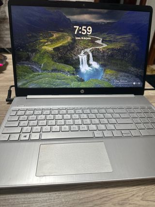 Ordenador HP Plata y Negro