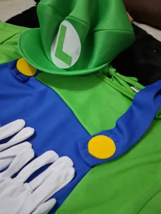 Disfraz Luigi Talla Única Leer bien anuncio