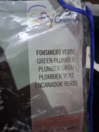 Disfraz Luigi Talla Única Leer bien anuncio