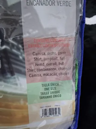 Disfraz Luigi Talla Única Leer bien anuncio