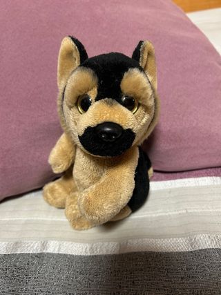 Peluche perro pastor alemán