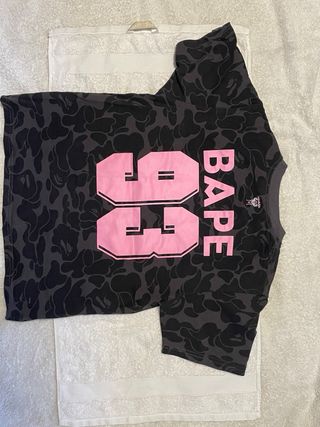 Camiseta Inter Miami x BAPE Negra y Rosa