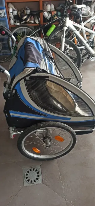 Remolque de bicicleta para niños