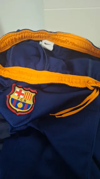 Chándal FC Barcelona Nike Naranja y Azul