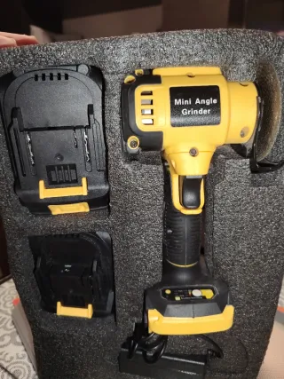 Kit Mini Amoladora Angular Inalámbrica