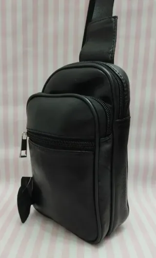 NOVEDAD! MOCHILA BANDOLERA DE PIEL AUTÉNTICA