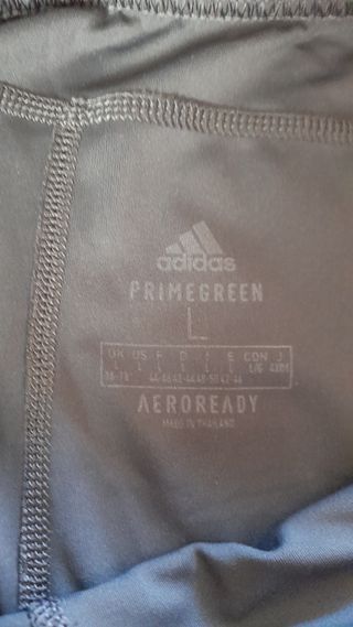 Mallas Adidas Negras Estampadas