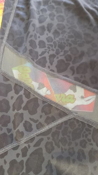 Mallas Adidas Negras Estampadas